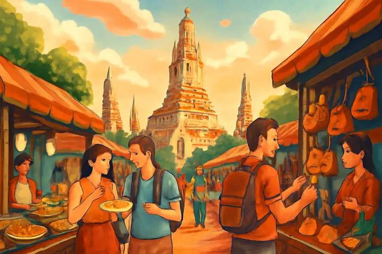 คู่มือท่องเที่ยวกรุงเทพ: วัด อาหาร และช้อปปิ้ง